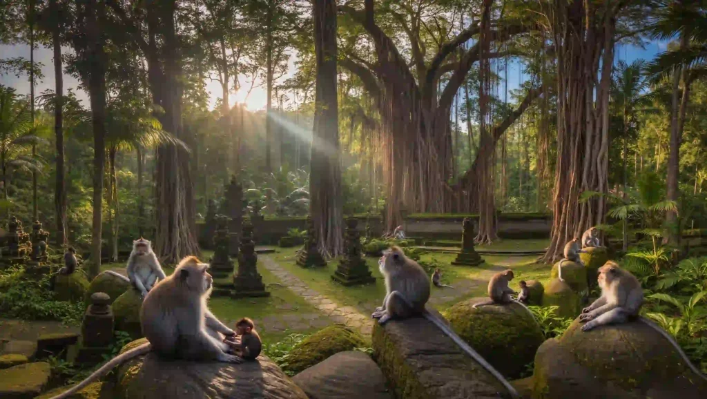 Ubud Monkey Forest & Art Market Experience